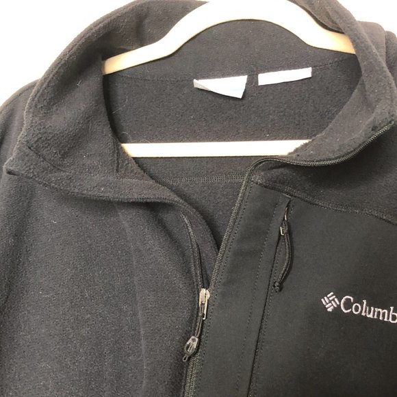 COLUMBIA Omni-Wick Jackson Creek Men's Black Half-Zip Pullover XL - Picture 5 of 10